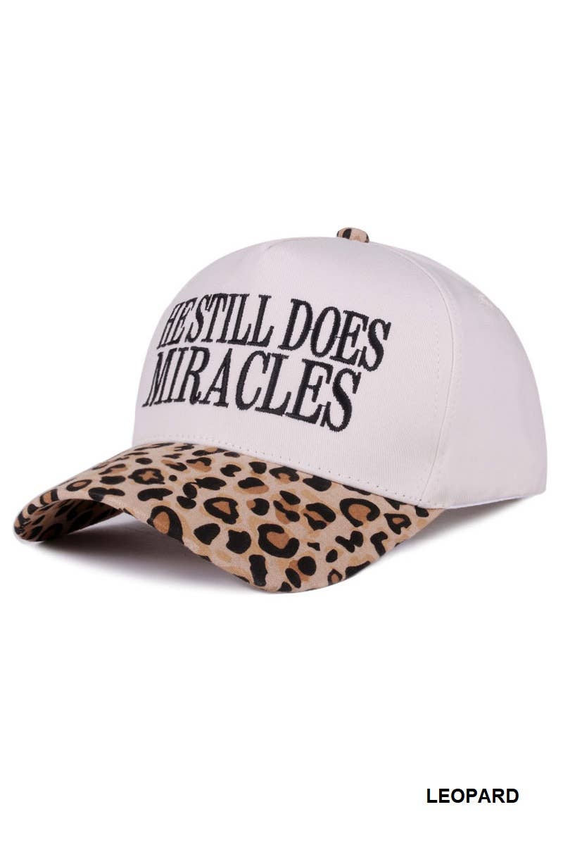 Leopard Two Tone Miracle Ball Cap