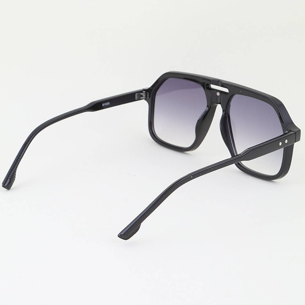 Bolted Aviator Block Sunglasses