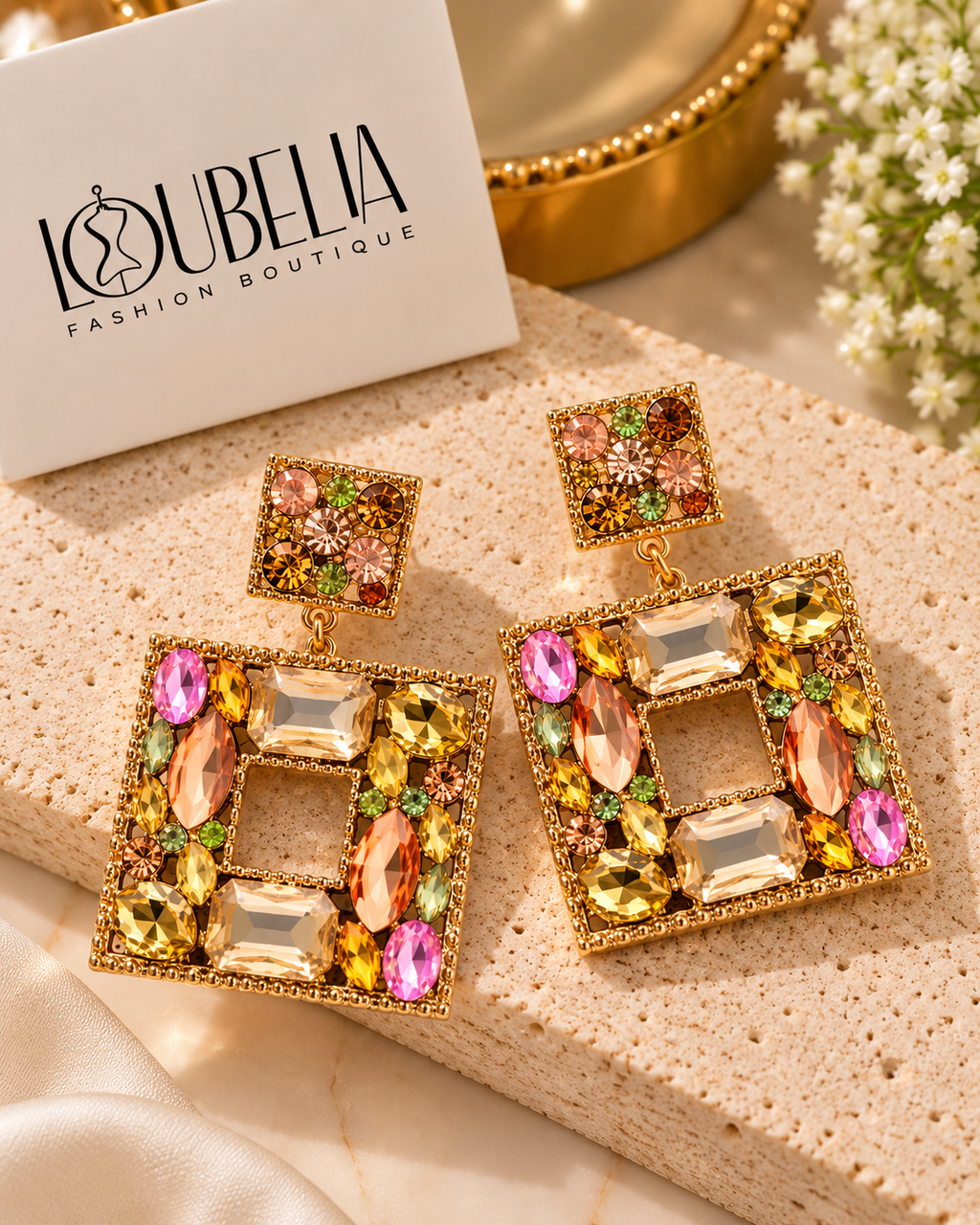 The Golden Hour Statement Earrings