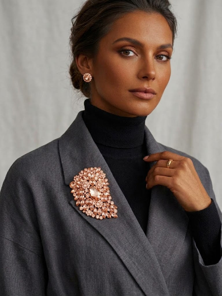 Golden Hour Glam  Brooch