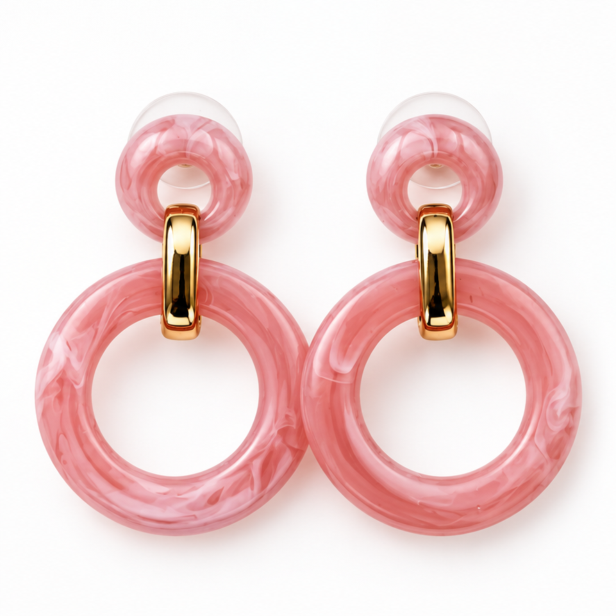 Blushing Belle Statement Earrings
