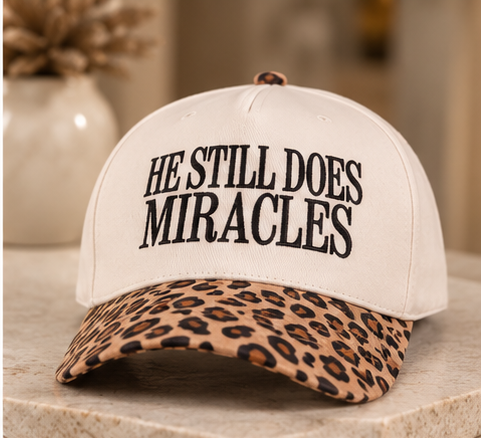 Leopard Two Tone Miracle Ball Cap